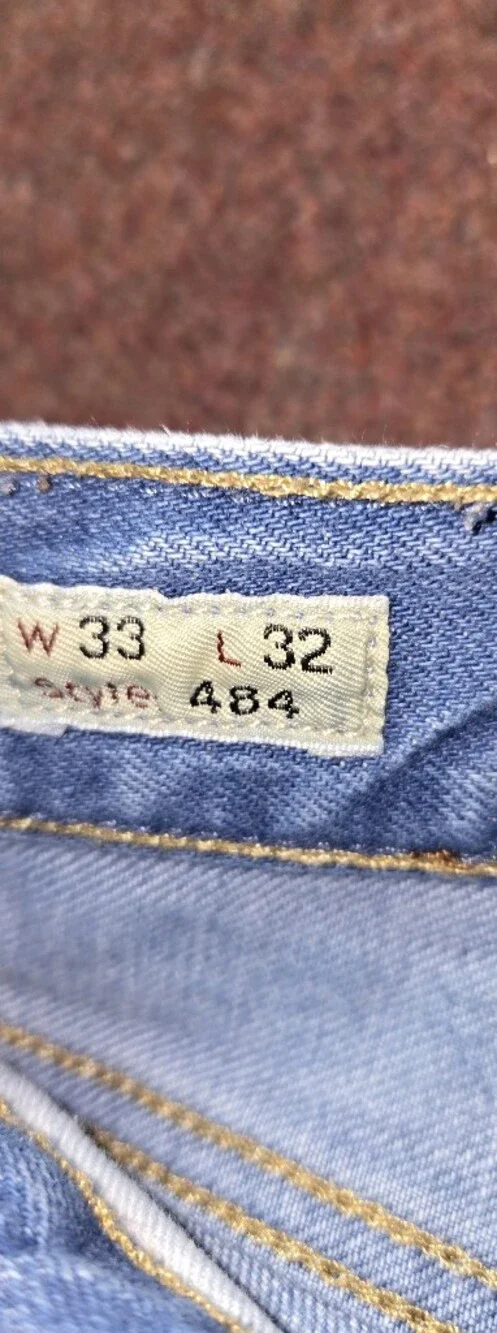 J.Crew 484 Slim-fit Jeans in a Light Blue 33x32 Measuring At A 33x31 Denim